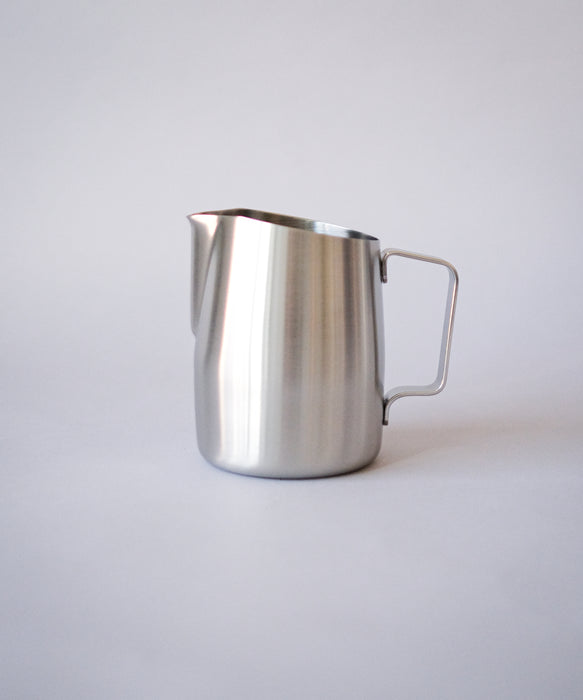 22oz WPM Pitcher with Wide Spout in Brushed Silver