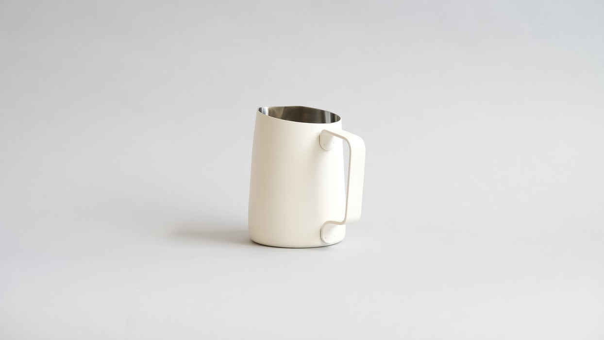 New! 15oz Matte White Pitcher with Round Spout