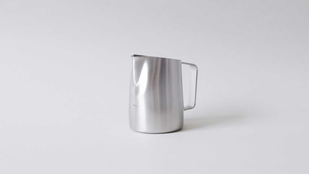 15oz Brushed Silver Pitcher with Round Spout