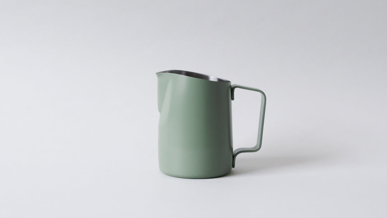15oz Rowan - SLOW POUR SUPPLY® x WPM Pitcher with Wide Spout in Moss Green