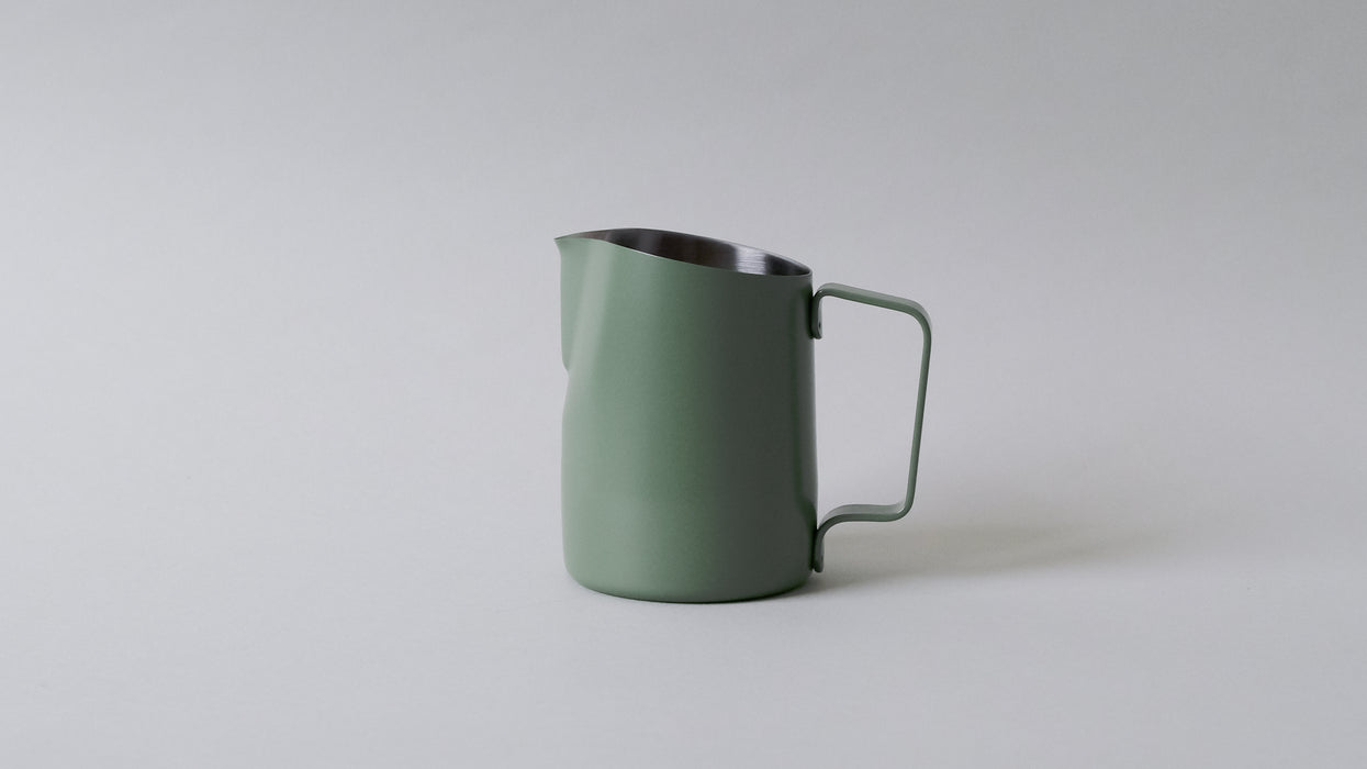 15oz Rowan - SLOW POUR SUPPLY® x WPM Pitcher with Wide Spout in Moss Green