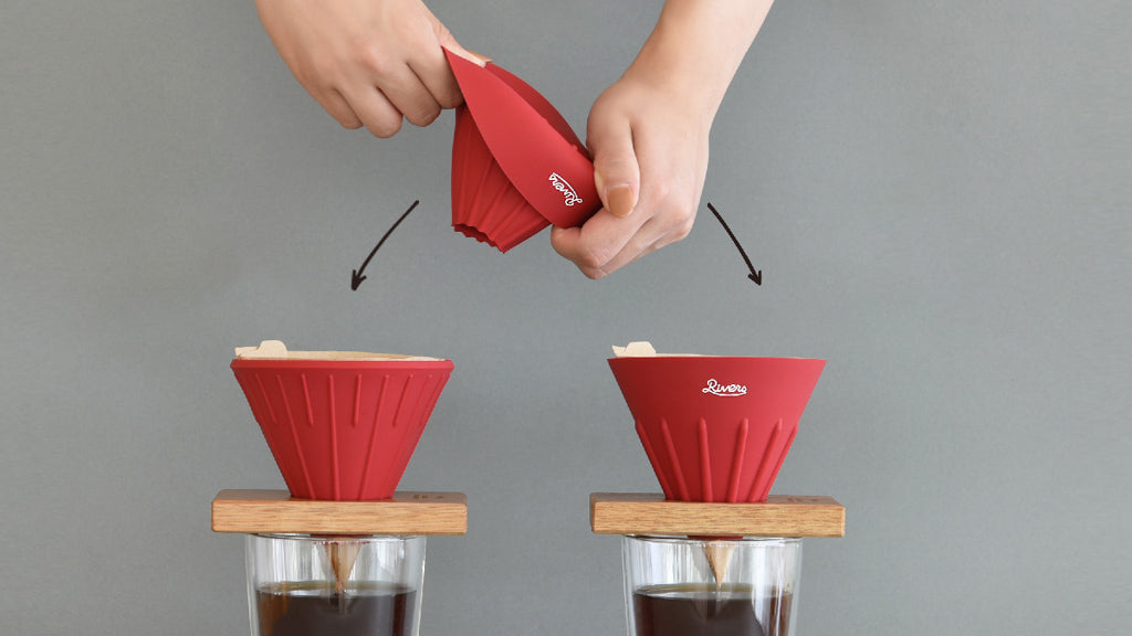 Cave Reversible Variable Airflow Coffee Dripper Set - 4 pack