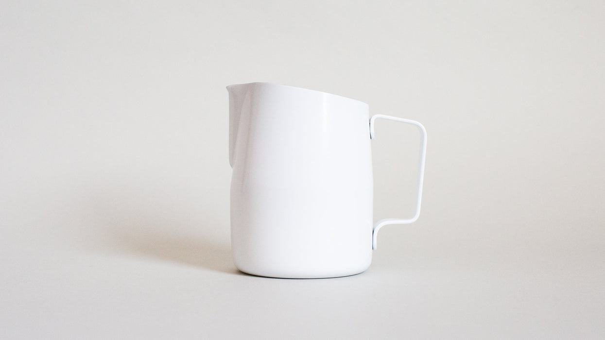 New - 22oz Gloss White Pitcher with Narrow Spout